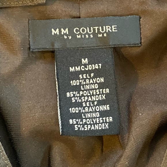 MM Couture by miss me jacket size medium - Picture 3 of 4